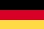 Drapeau de l'Allemagne avec un lien vers un site web expliquant les commandements de Dieu en allemand.
