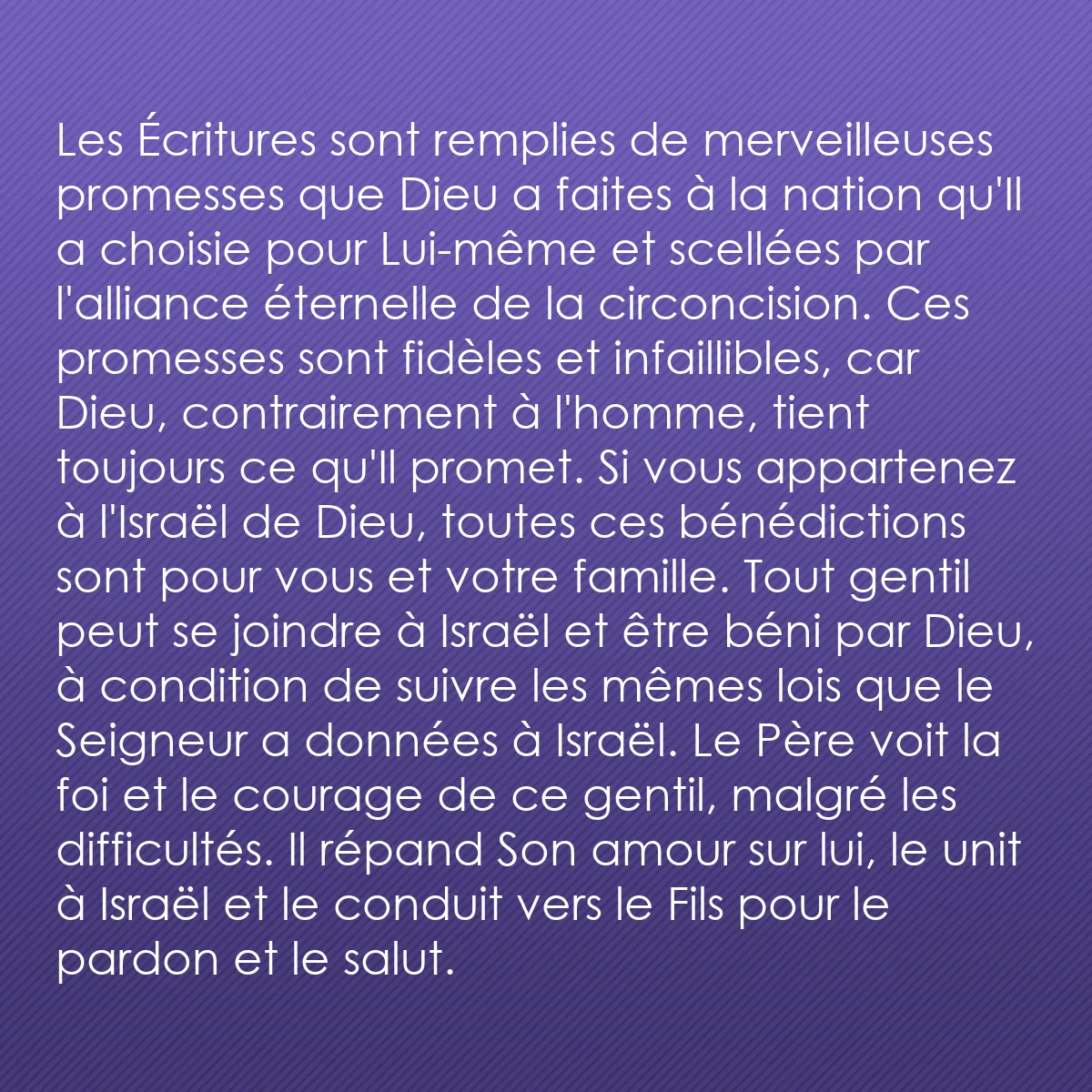 0098 - Post à propos de la Loi de Dieu: Les Écritures sont remplies de merveilleuses promesses...