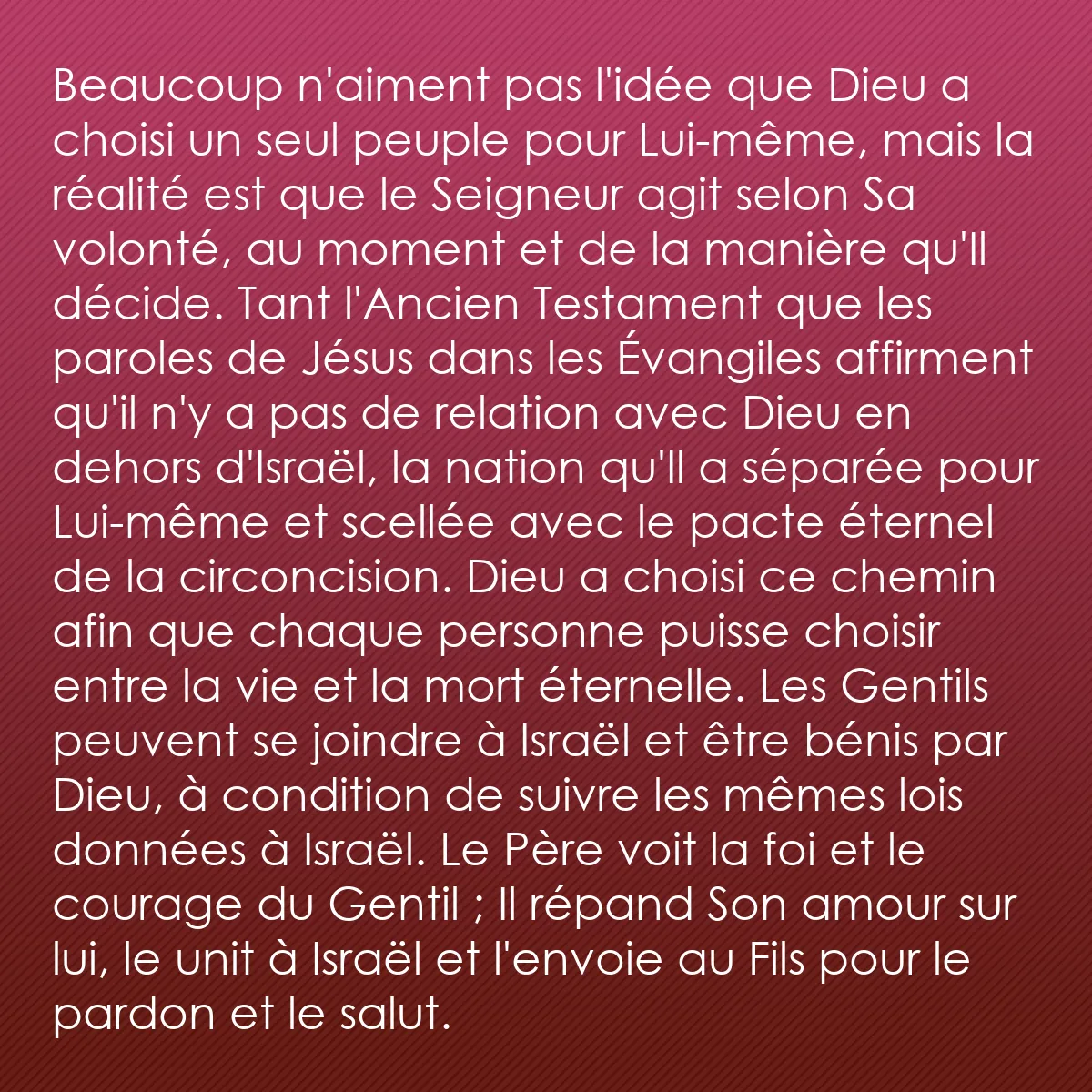 0239 - Post à propos de la Loi de Dieu: Beaucoup n
