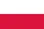Drapeau de la Pologne menant à un site web qui explique les commandements de Dieu en polonais.