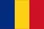 Drapeau de la Roumanie avec un lien vers un site expliquant les commandements de Dieu en roumain.