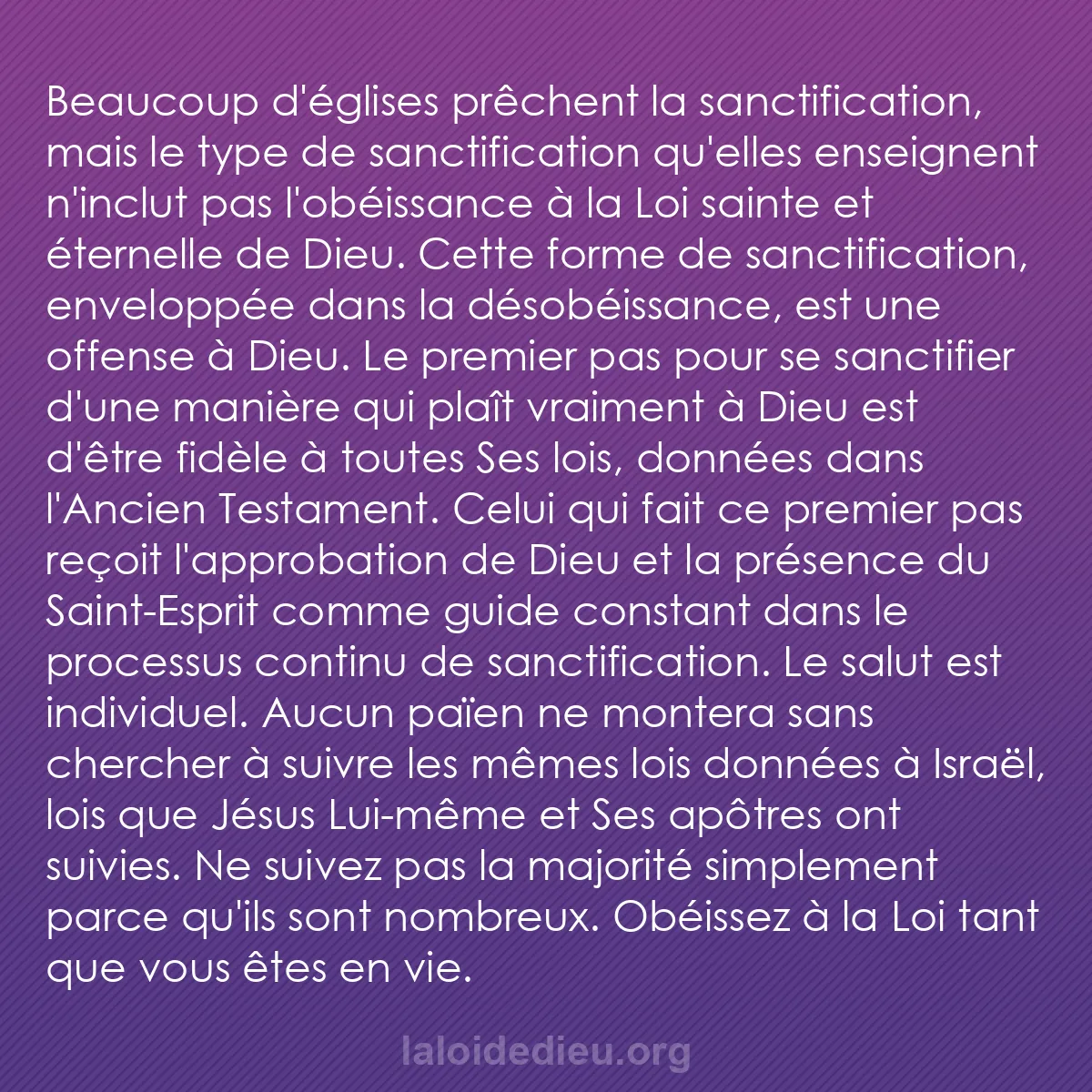 b0431 - Post à propos de la Loi de Dieu : Beaucoup d